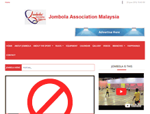 Tablet Screenshot of jombola.org